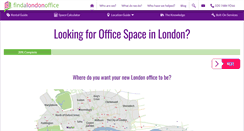Desktop Screenshot of findalondonoffice.co.uk